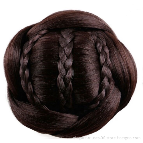 wholesale synthetic crochet hair buns messy hair bun perruqu avec synthetic hair chignon afro